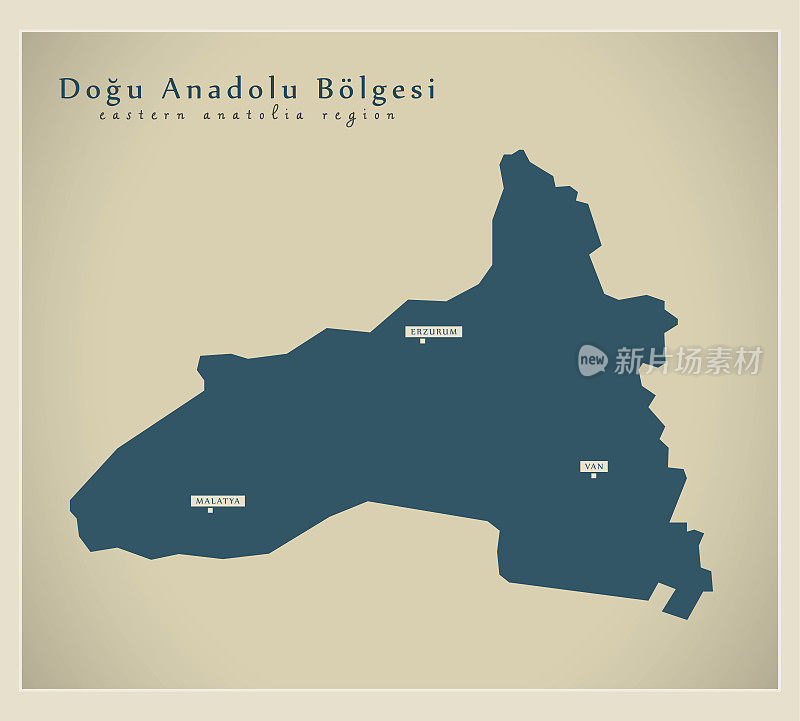 现代地图- Dogu Anadolu TR